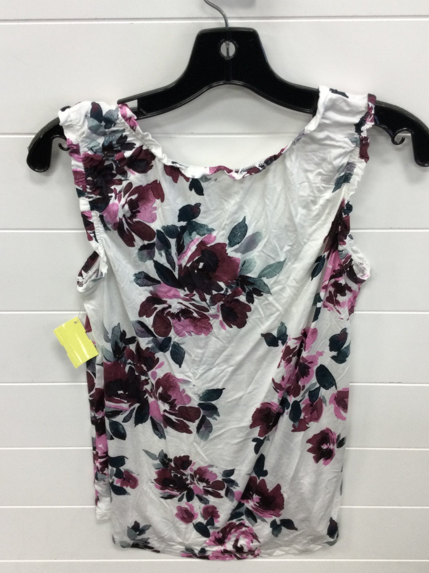 Top Sleeveless By Maurices In Floral Print, Size:L