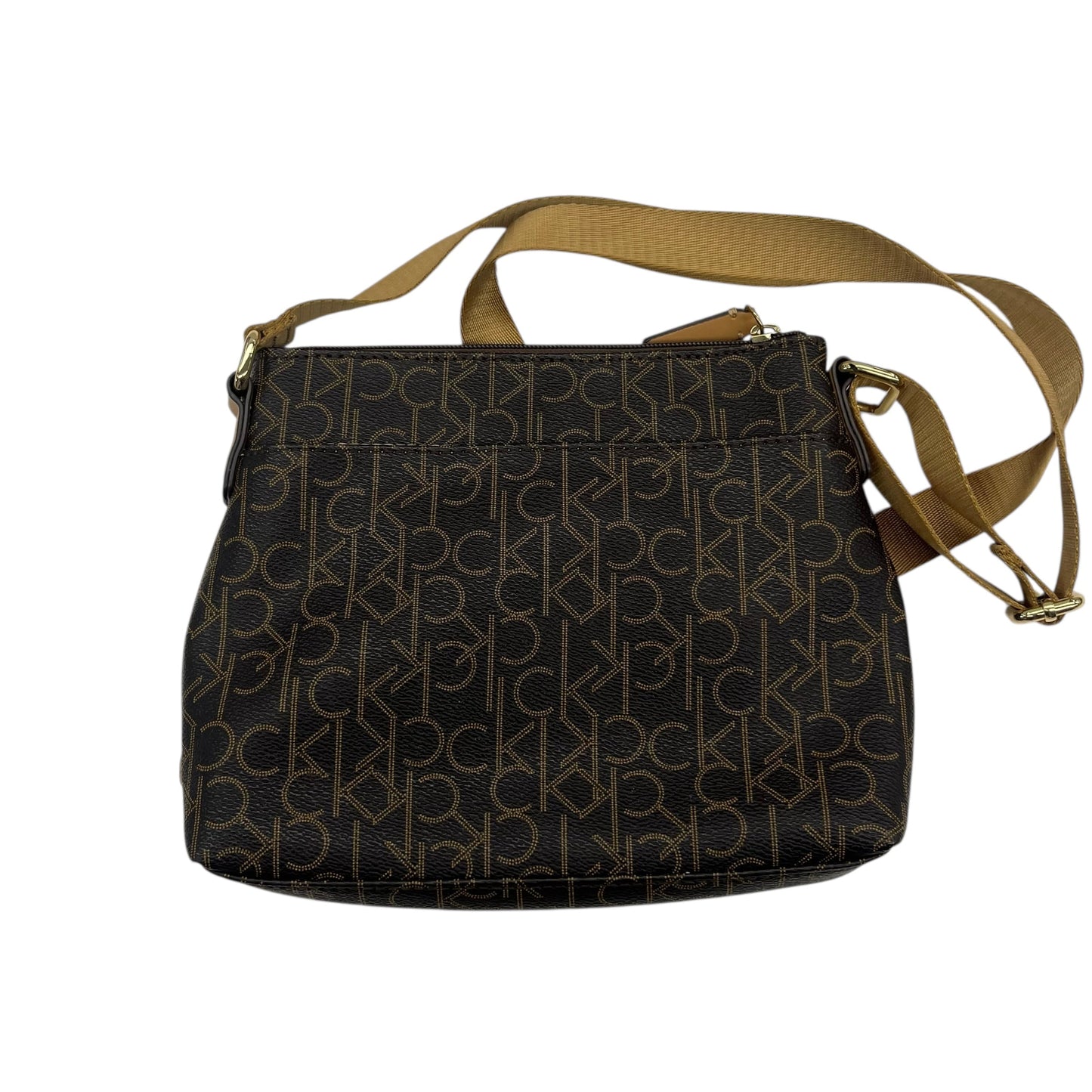 Crossbody By Calvin Klein In Brown, Size:Large