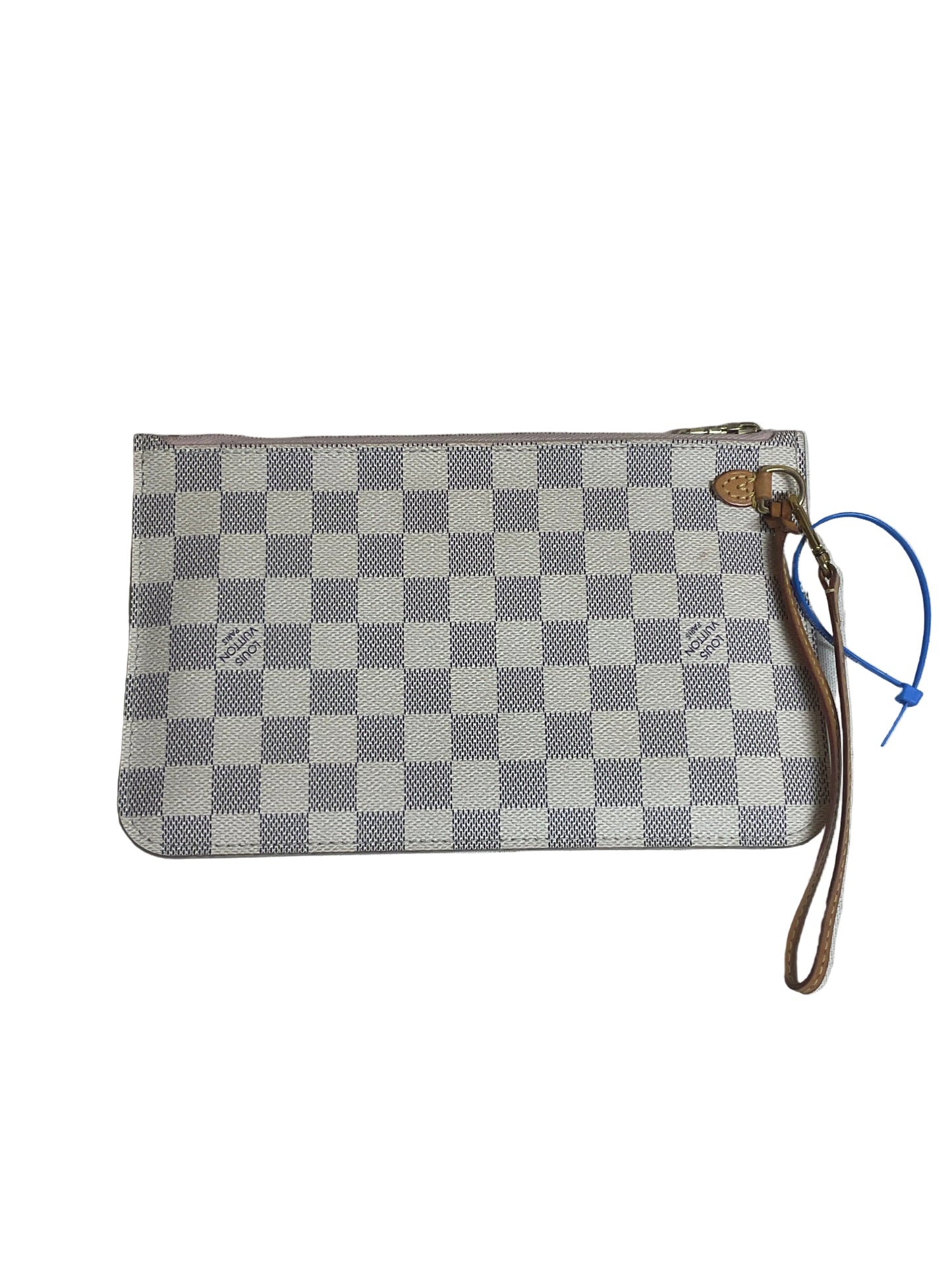 Wristlet Luxury Designer By Louis Vuitton In Cream, Size:Small