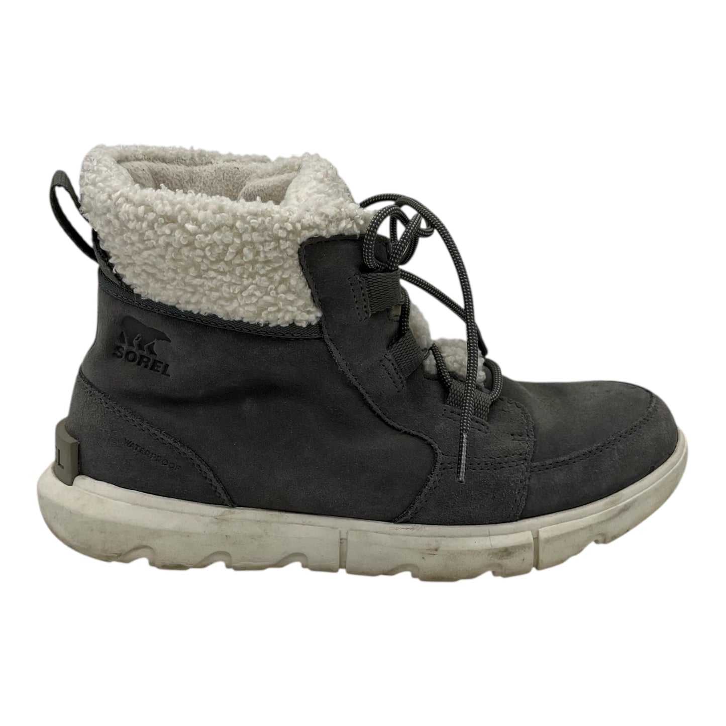 Boots Ankle Flats By Sorel In Grey, Size:9.5