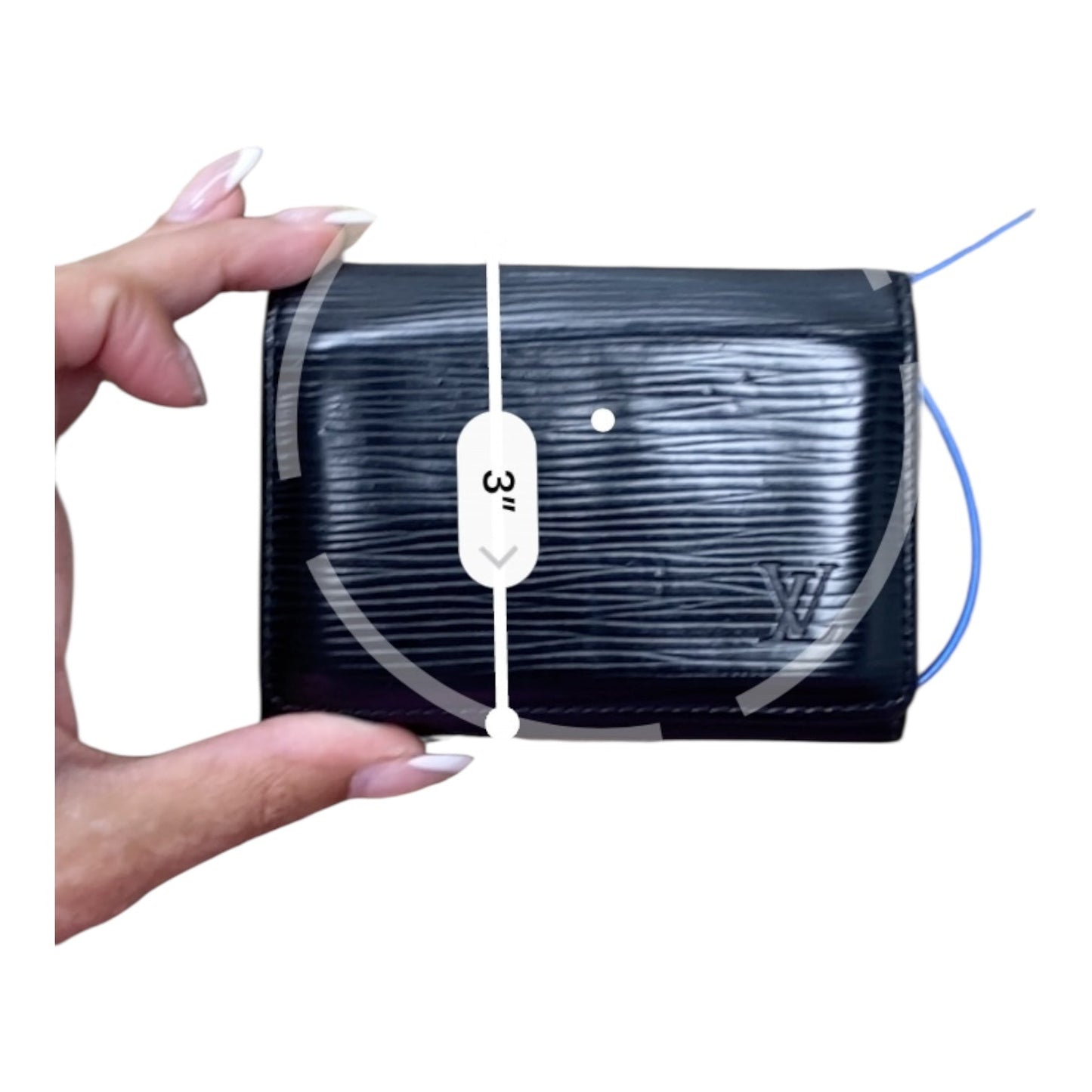 Wallet Luxury Designer By Louis Vuitton In Black, Size:Small