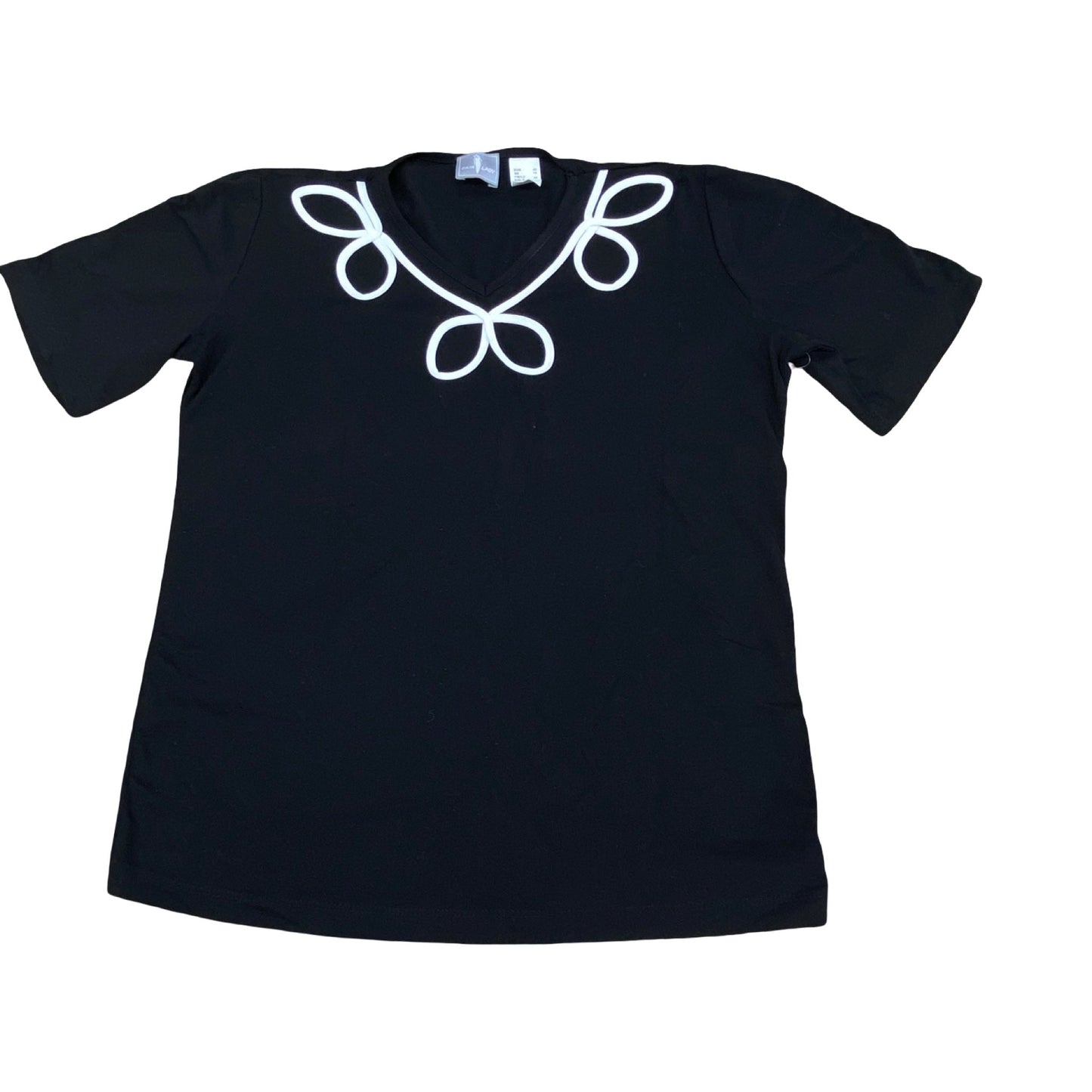 Top Ss By Fair Lady In Black & White, Size:M