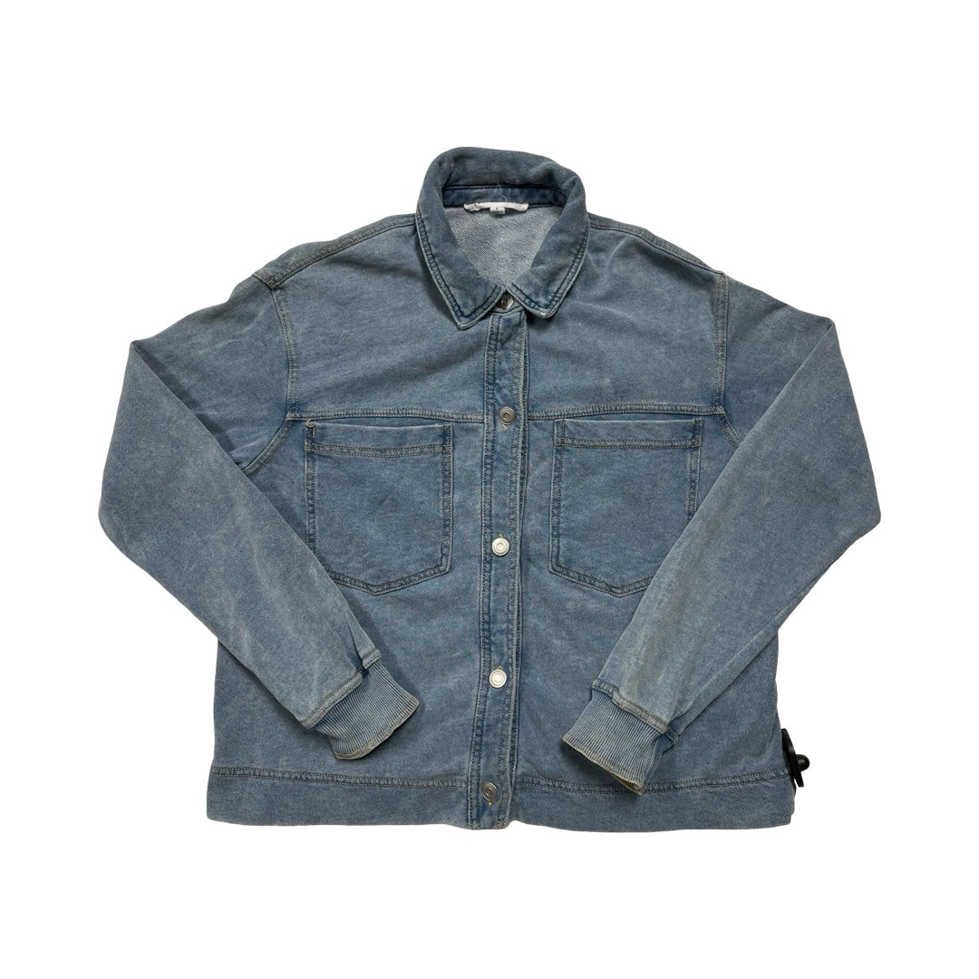Jacket Shirt By Jane And Delancey In Blue, Size:S