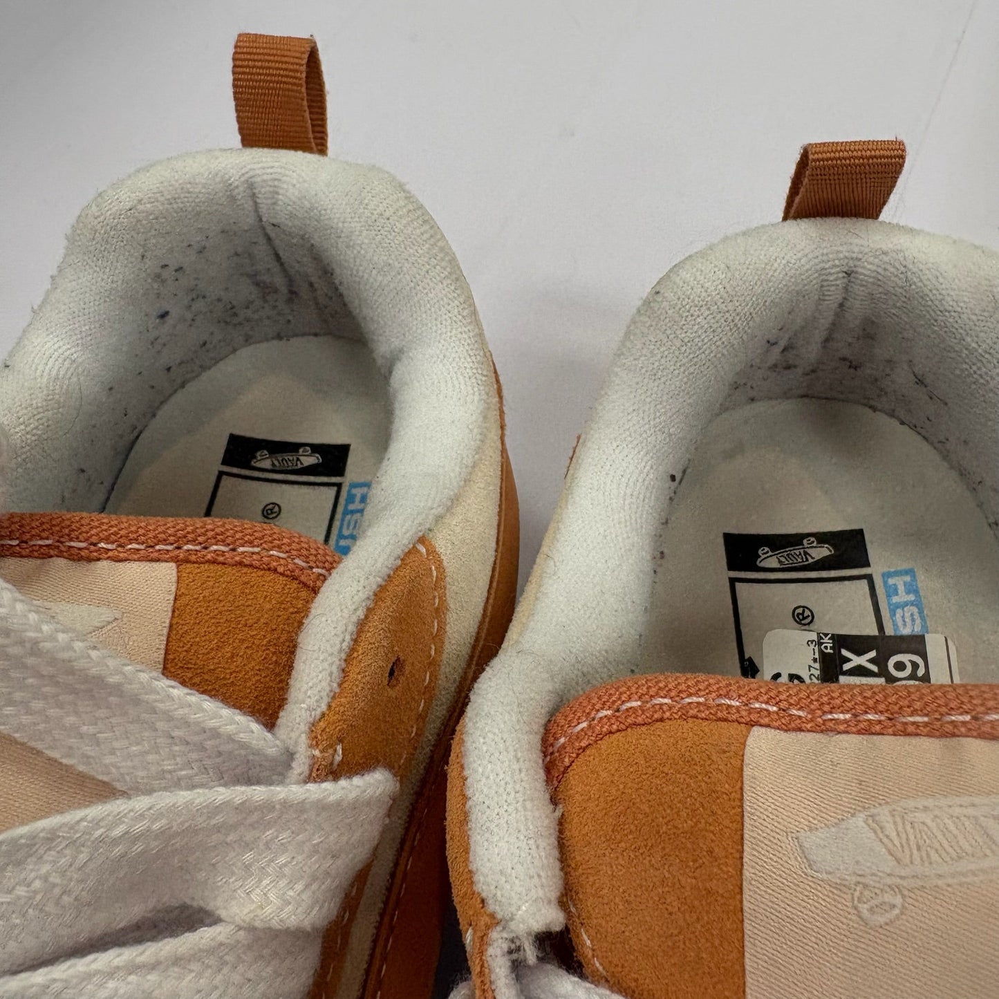 Shoes Sneakers By Vans In Orange, Size: 7