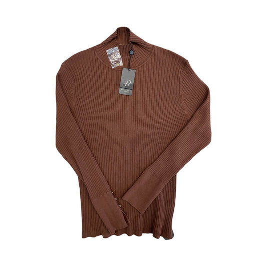 Sweater By Adrianna Papell In Brown, Size:Xl