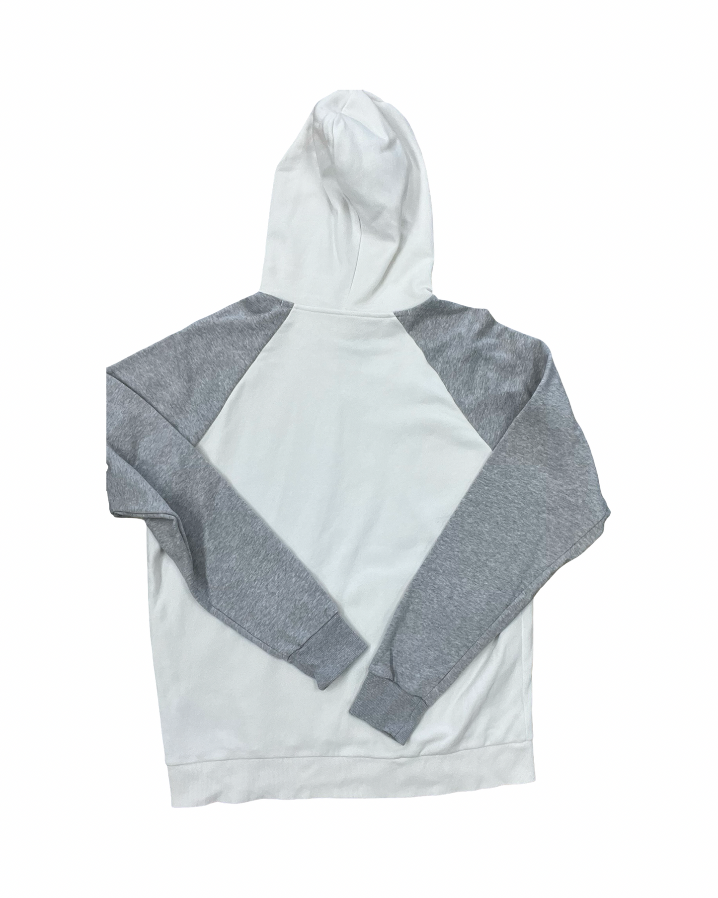 Sweatshirt Hoodie By Under Armour In Grey & White, Size:L