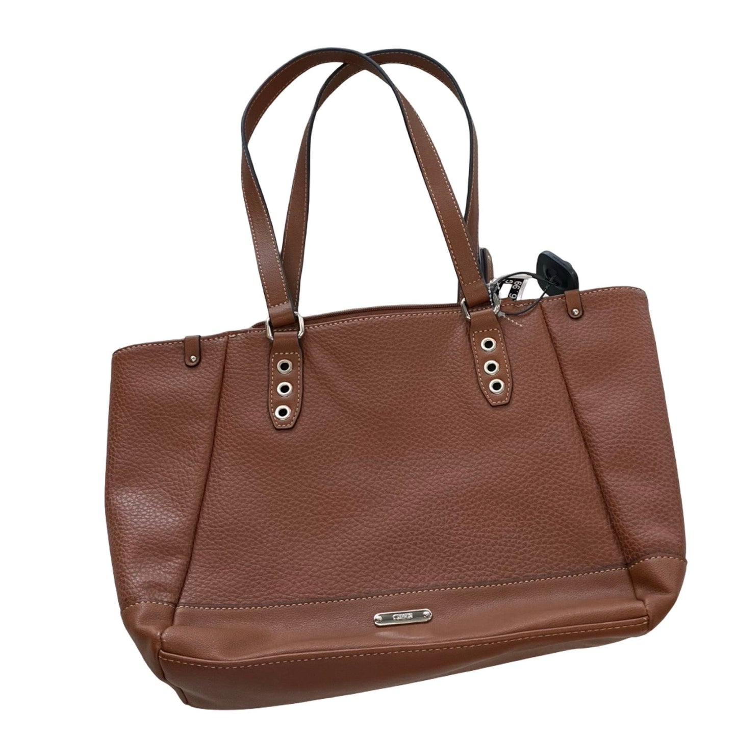 Handbag By Chaps In Brown, Size:Large