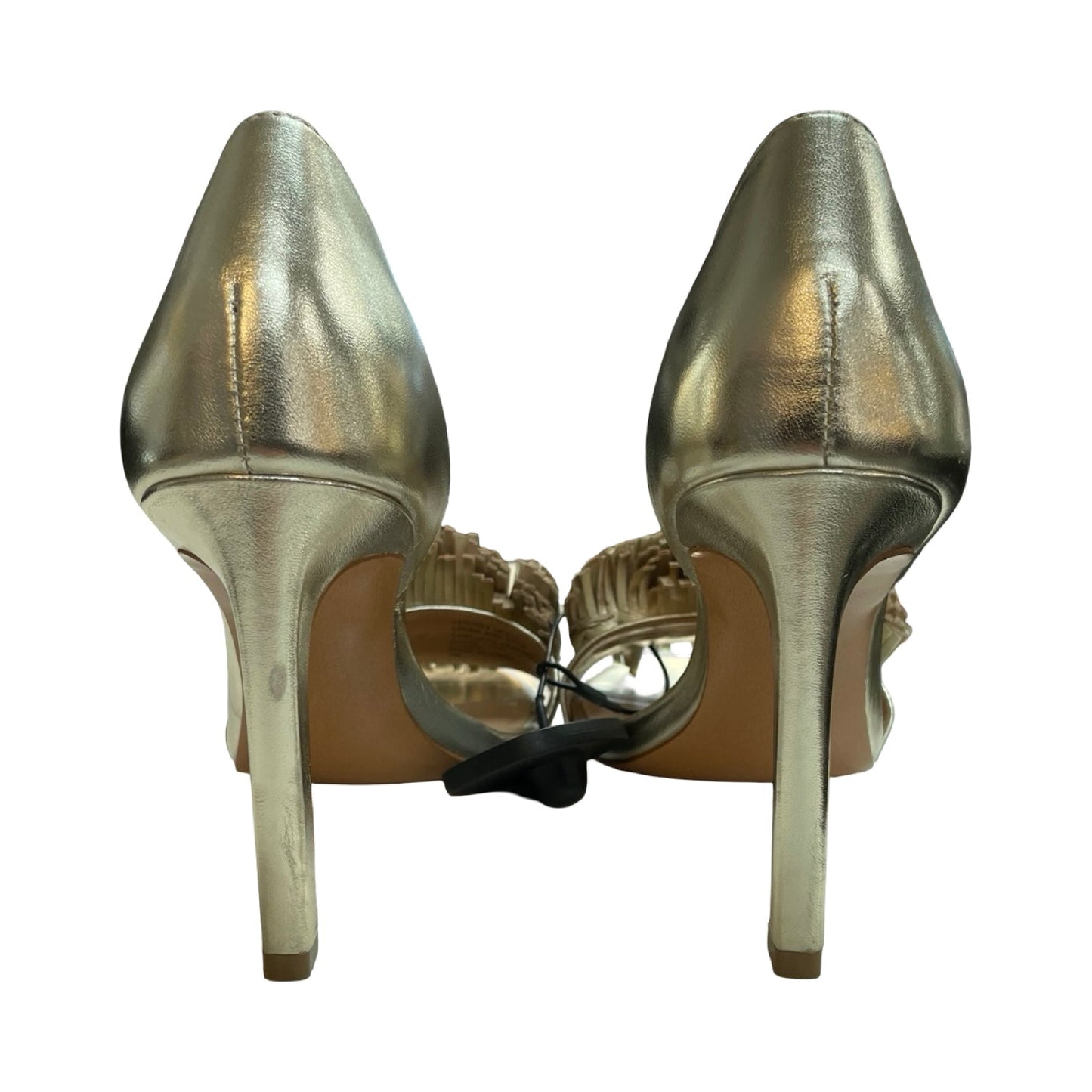 Shoes Heels Kitten By Banana Republic In Gold, Size:7