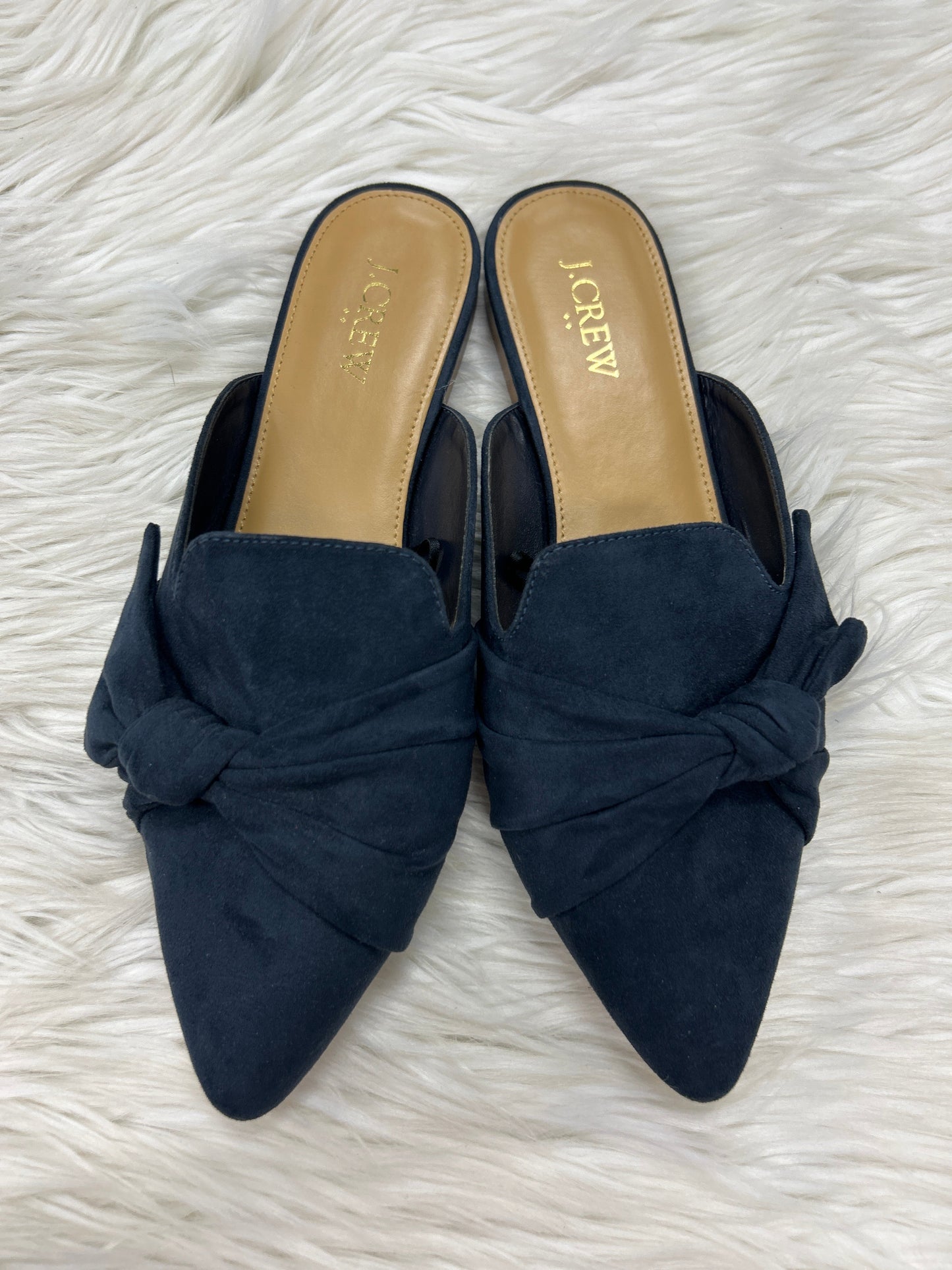 Shoes Flats By J. Crew In Navy, Size:7.5