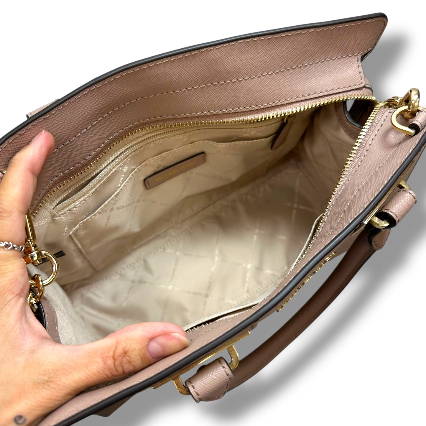 Handbag Designer By Michael Kors, Size: Medium