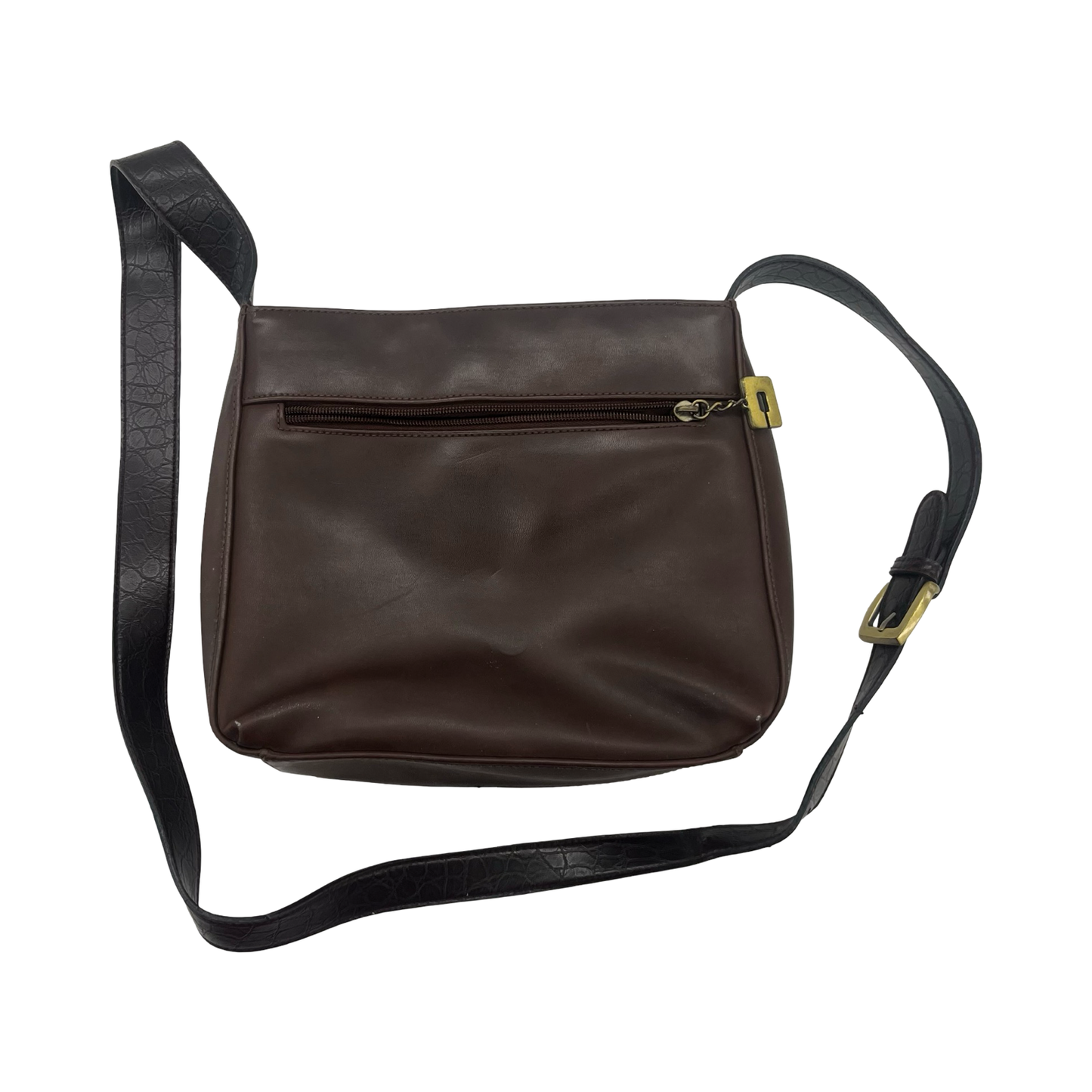 Crossbody By Clothes Mentor In Brown, Size:Medium