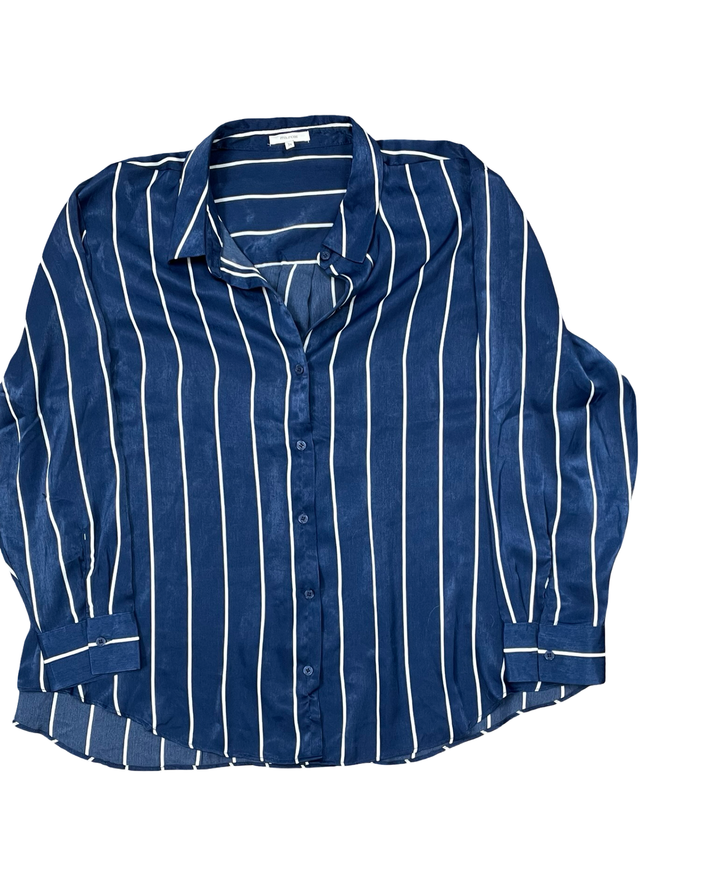 Top Ls By Maurices In Blue & White, Size:3X