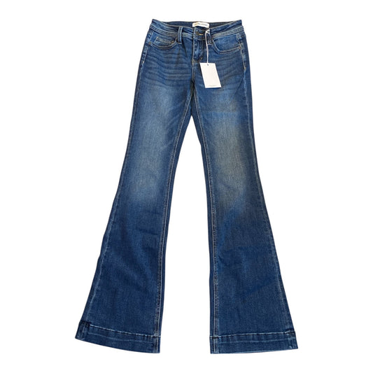 Jeans Straight By Flying Monkey In Blue Denim, Size:25