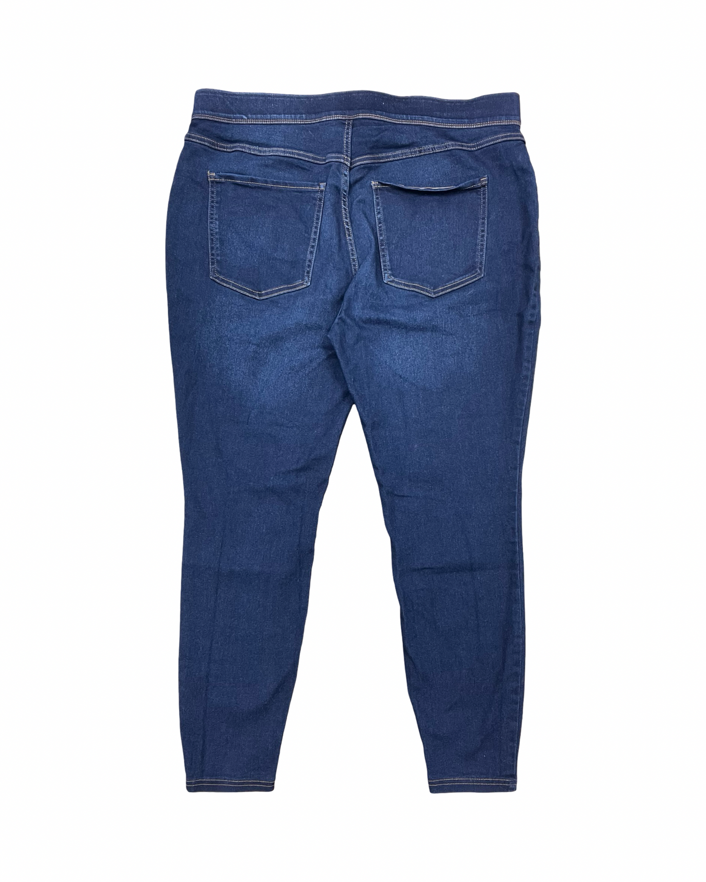 Jeans Skinny By Terra & Sky In Blue Denim, Size:18