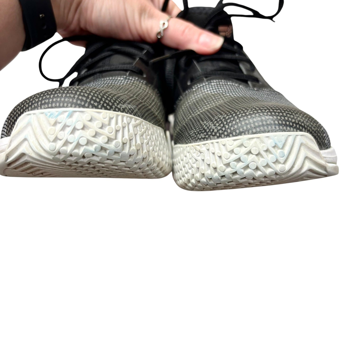 Shoes Athletic By Adidas In Black & Pink, Size: 7