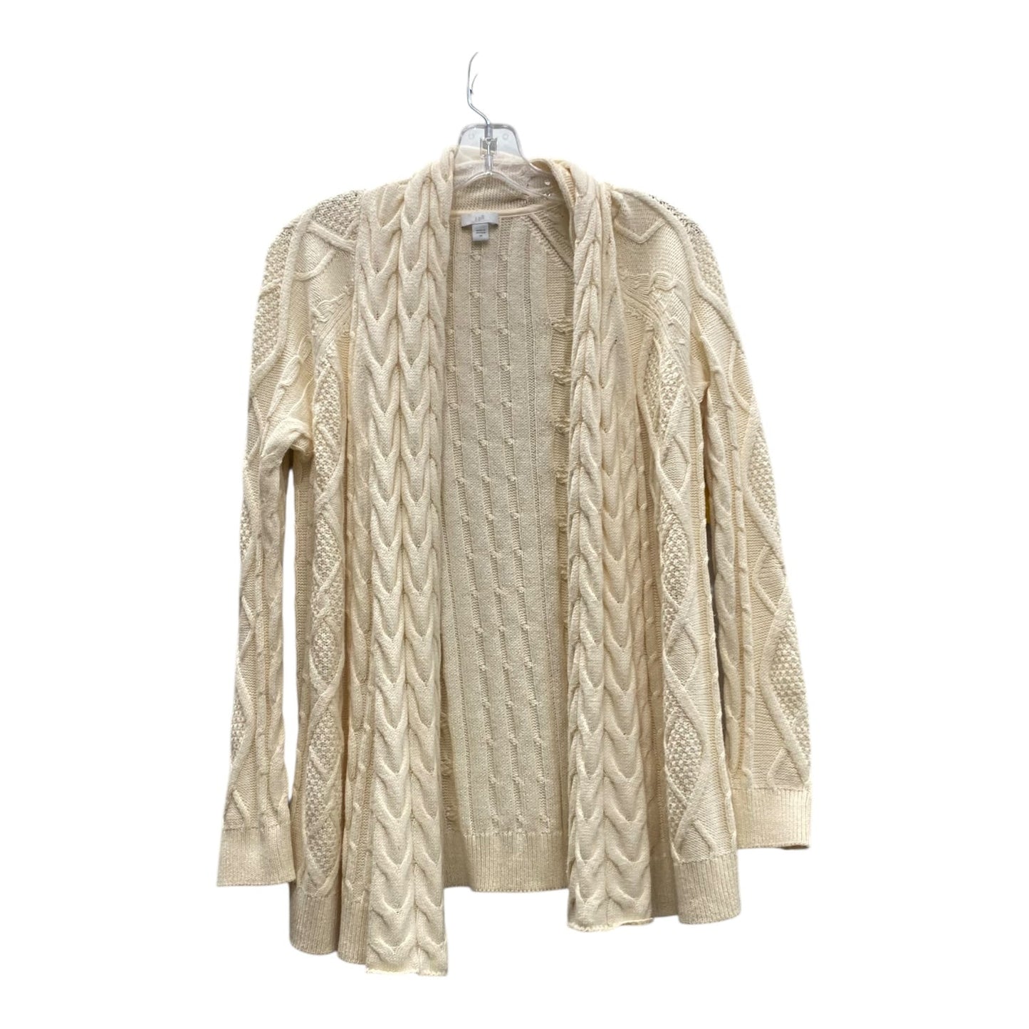 Sweater Cardigan By J. Jill In Ivory, Size:Xs