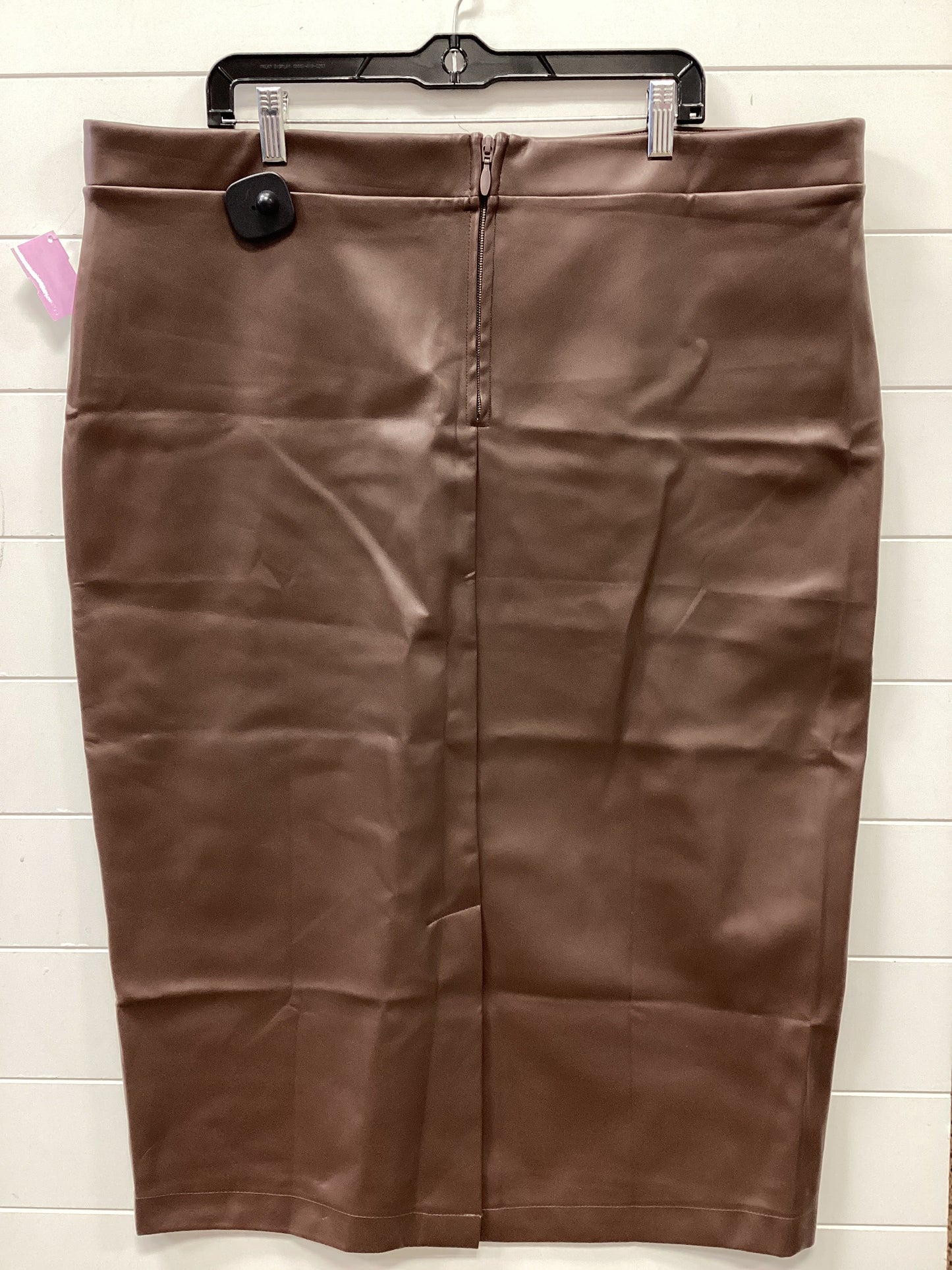 Skirt Midi By Lane Bryant In Brown, Size:20