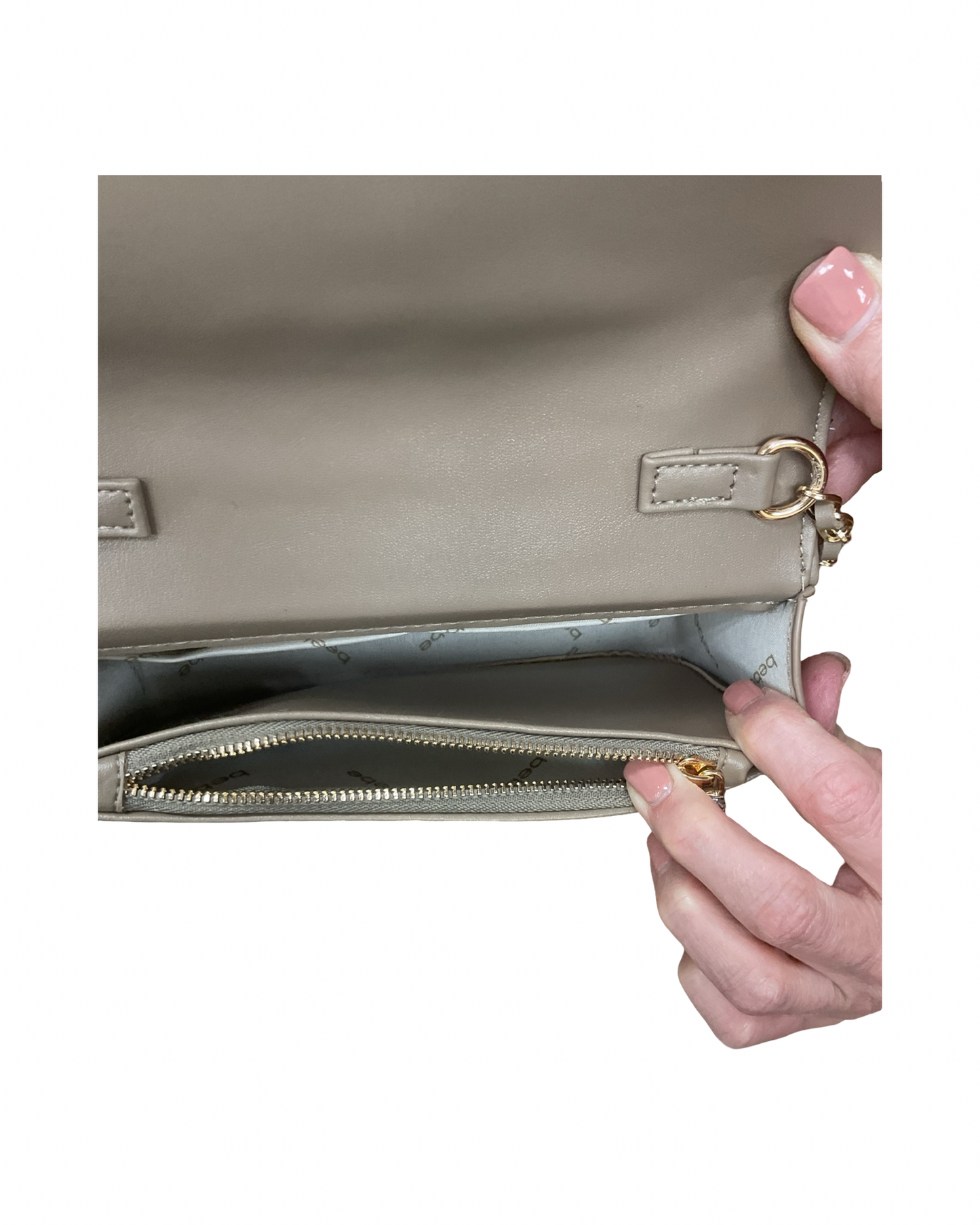 Crossbody By Bebe In Beige, Size:Small