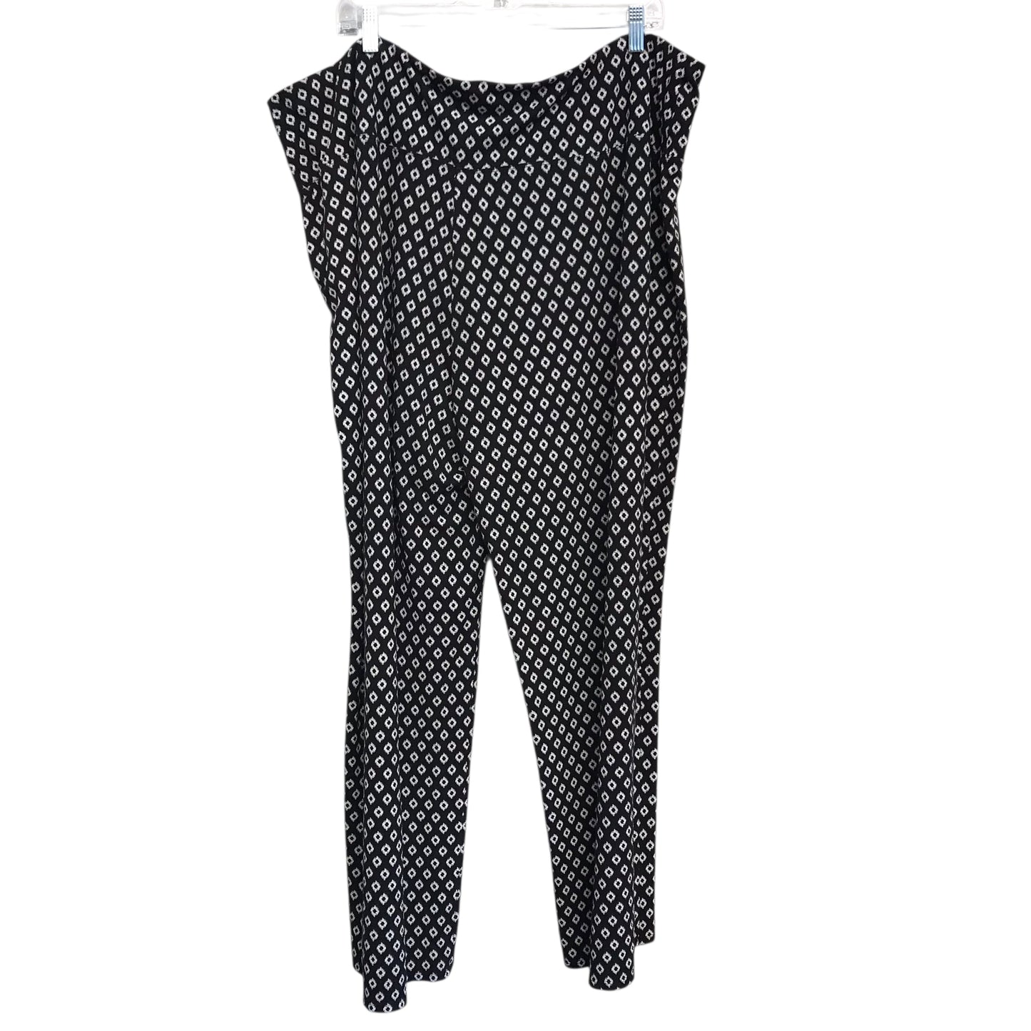 Pants Dress By J. Jill In Black & White, Size:26