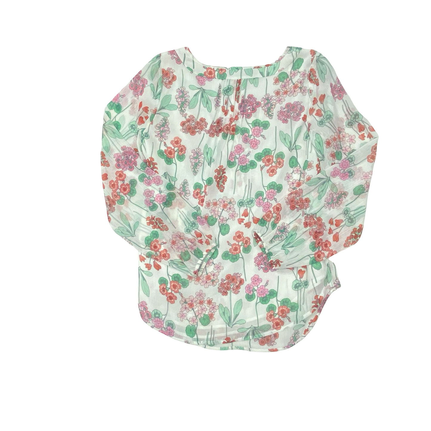 Top Ls By Tommy Hilfiger In Floral Print, Size:S