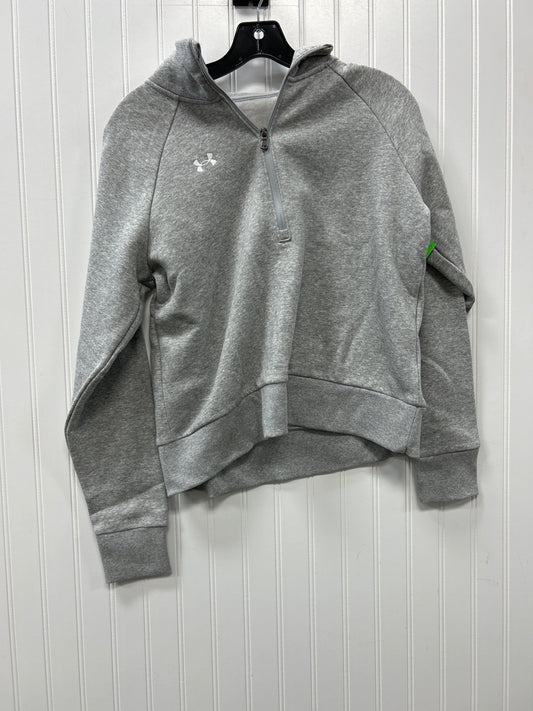 Athletic Sweatshirt Crewneck By Under Armour In Grey, Size:S