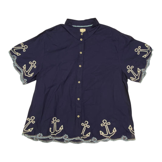 Top Ss By Maeve In Blue, Size:Xl