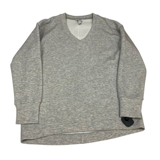 Sweatshirt Crewneck By Spanx In Grey, Size:S