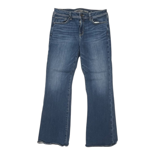 Jeans Boot Cut By American Eagle In Blue Denim, Size:14