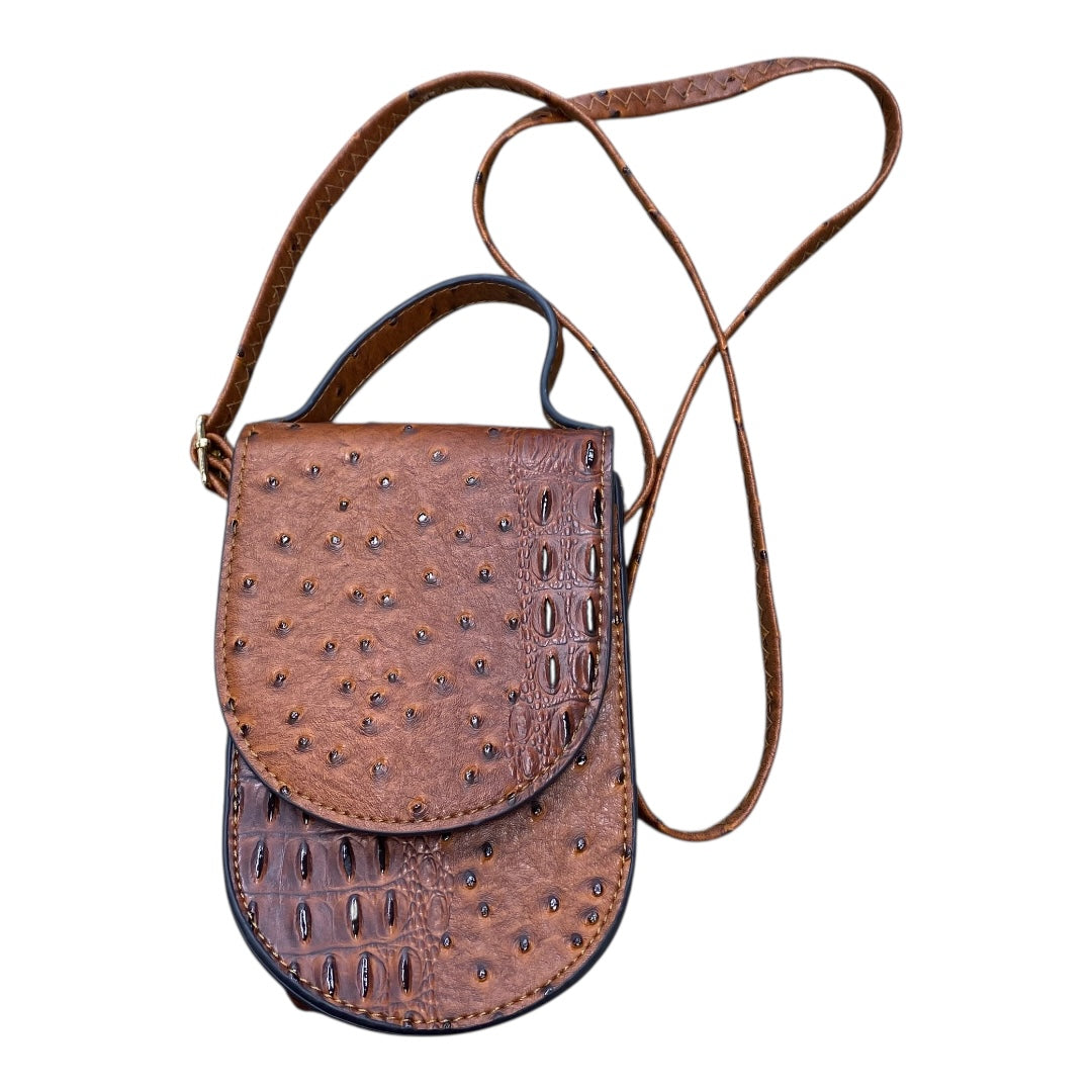 Handbag By Clothes Mentor In Brown, Size:Small