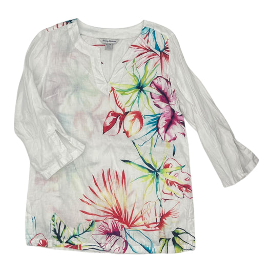 Blouse Ls By Tommy Bahama In White, Size:Xs