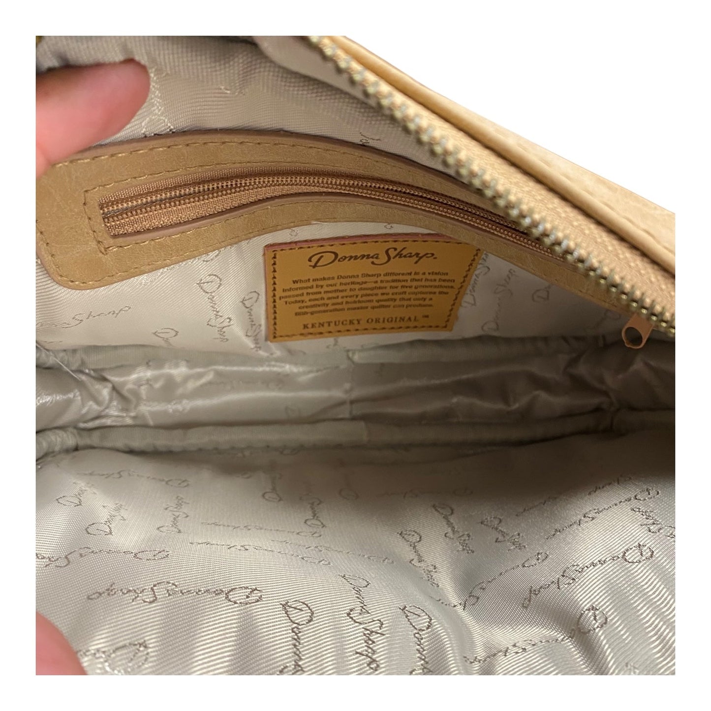 Crossbody By Donna Sharp In Tan, Size:Medium