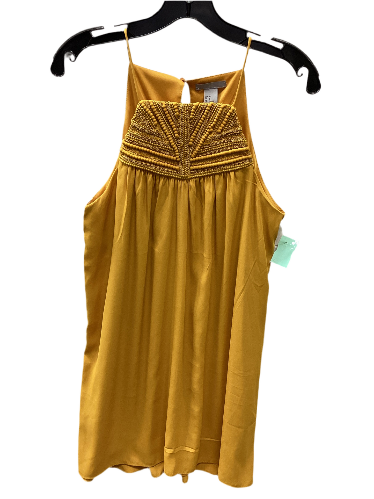 Dress Casual Midi By H&M In Yellow, Size:M