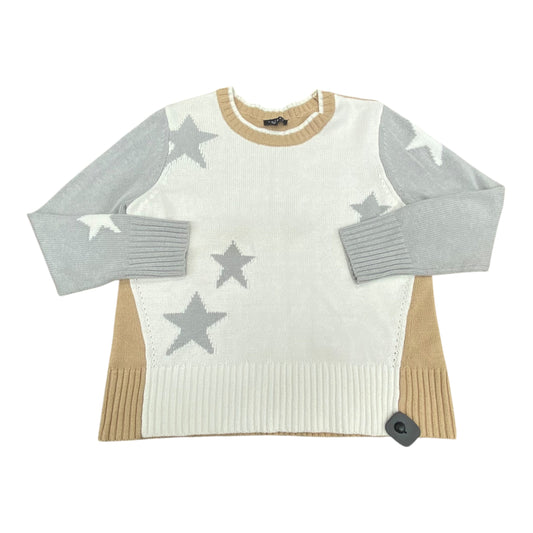 Sweater By Tribal In Grey & White, Size:L