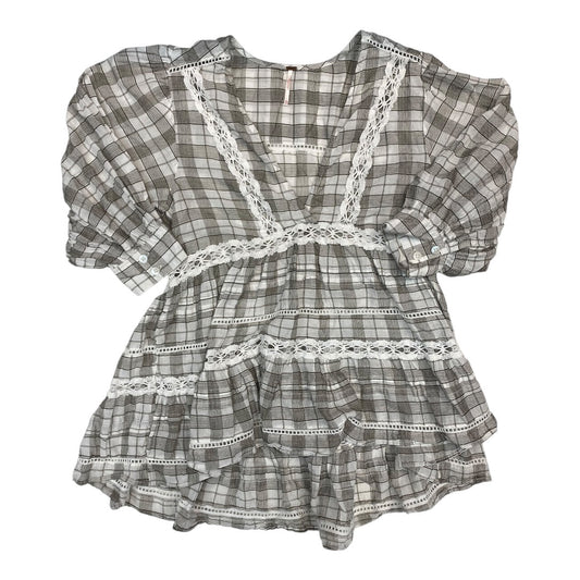 Top Ss By Free People In Brown & White, Size:Xs