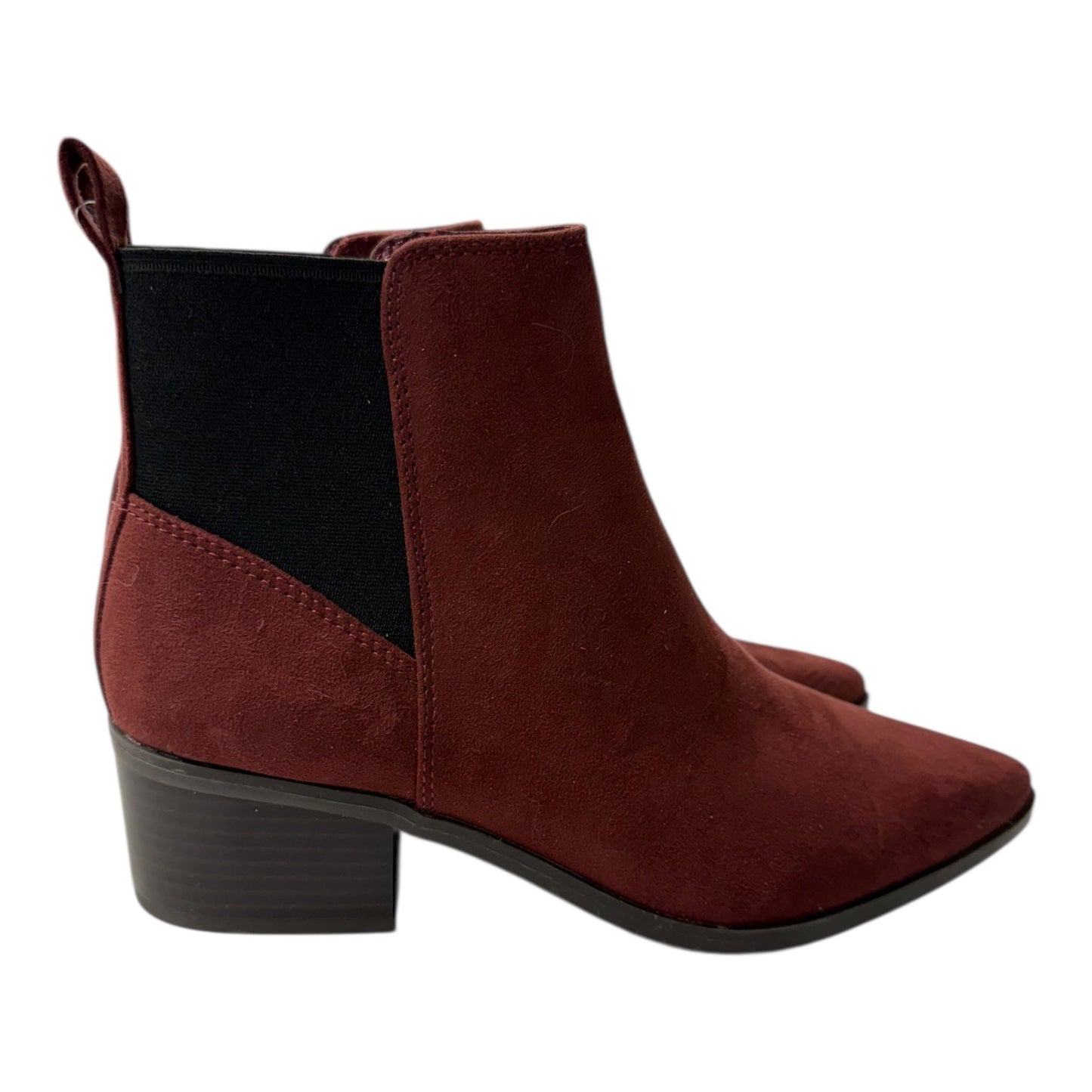 Boots Ankle Flats By A New Day In Red, Size:7.5