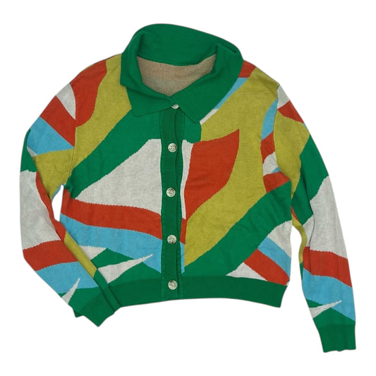 Sweater Cardigan By Shein In Multi, Size:L