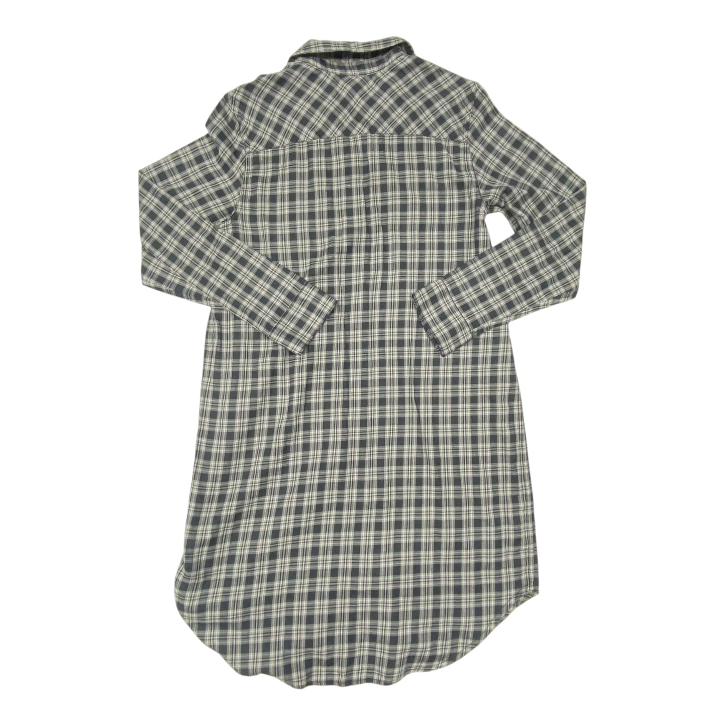 Dress Casual Midi By Gap In Plaid Pattern, Size:L