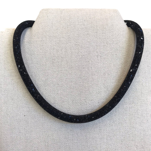 Necklace Designer By Swarovski In Black