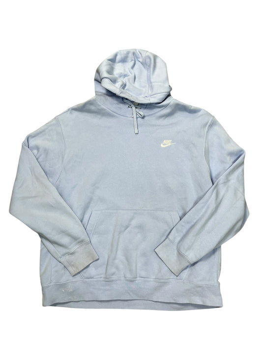 Sweatshirt Hoodie By Nike Apparel In Blue, Size:Xl