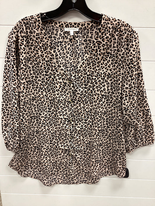Top Ls By Maurices In Leopard Print, Size:L