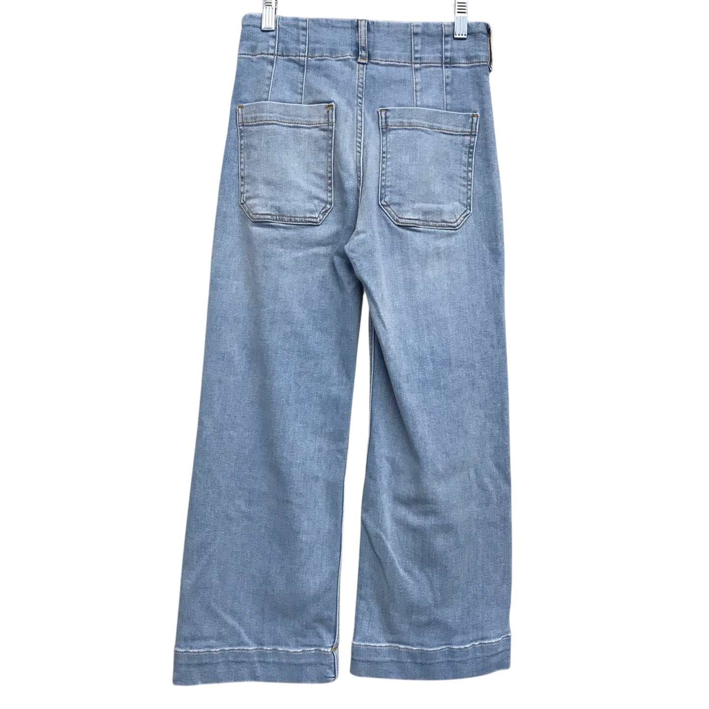 Jeans Wide Leg By Maeve In Blue Denim, Size:0P