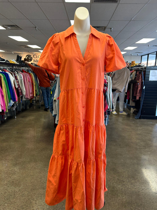 Dress Casual Maxi By Cma In Orange, Size:S