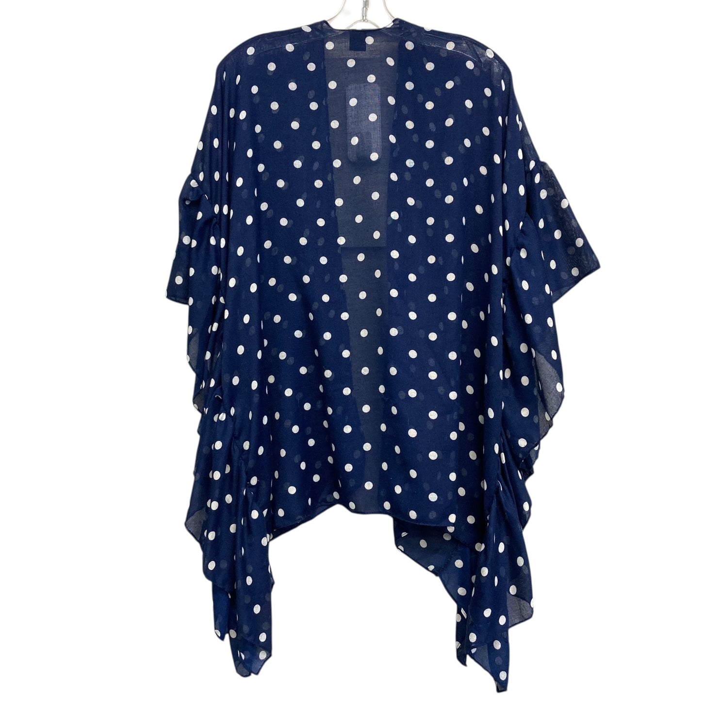 Cardigan In Blue & White, Size:Osfm