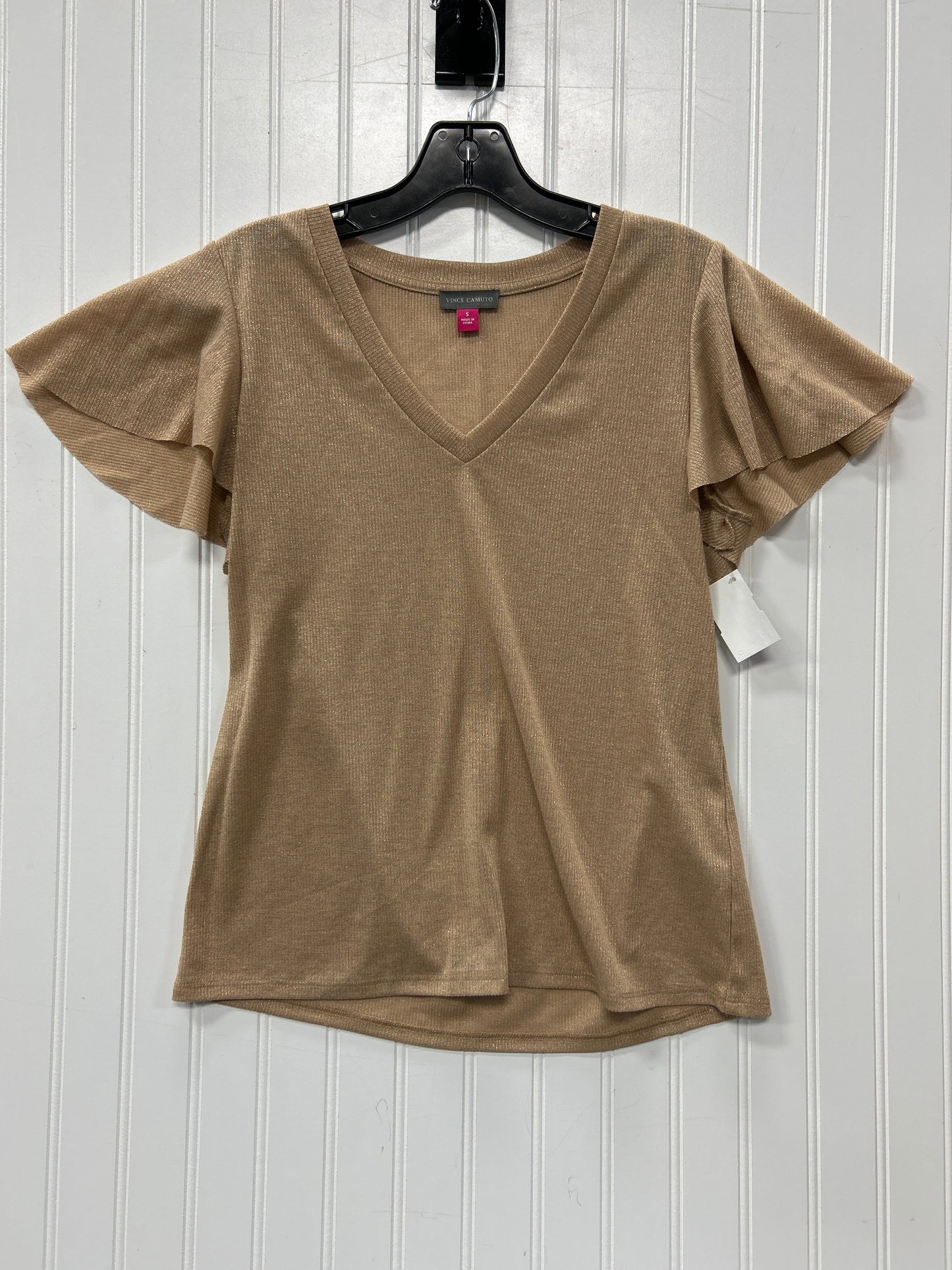 Top Ss By Vince Camuto In Gold, Size:S