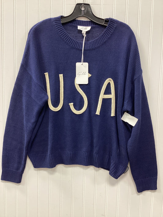 Top Ls By Gilli In Navy, Size:M NWT