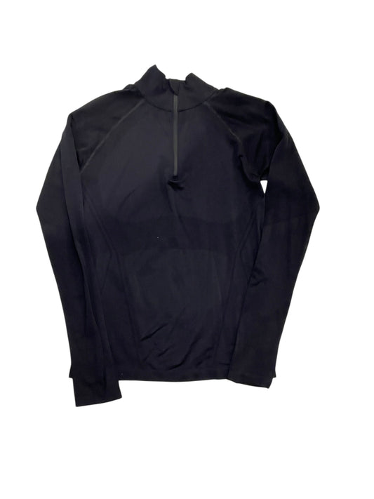 Athletic Top Ls Collar By Athleta In Black, Size:S
