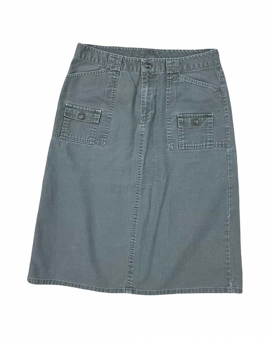 Skirt Midi By Gap In Green, Size:10