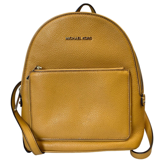 Backpack Designer By Michael Kors In Mustard, Size:Small
