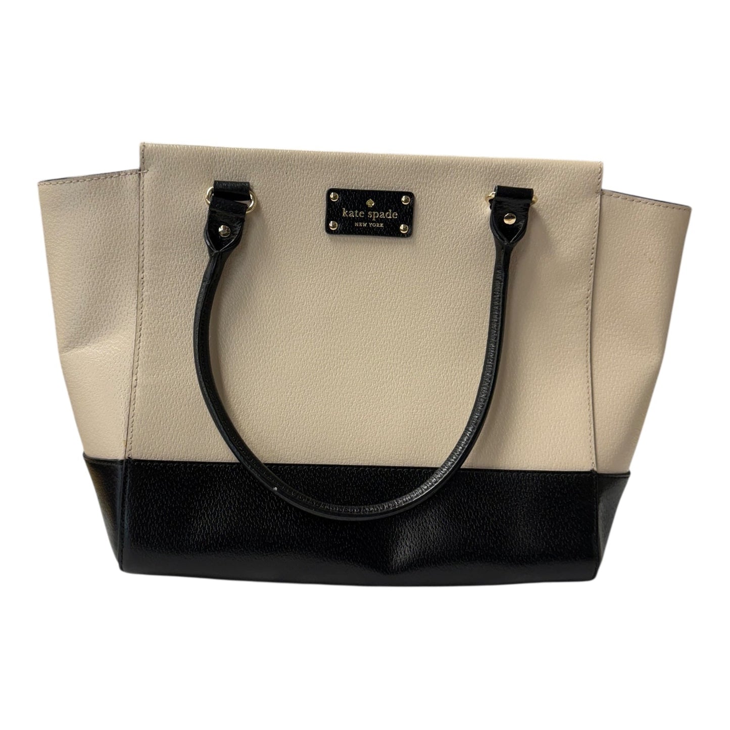 Handbag Designer By Kate Spade In Beige, Size:Medium