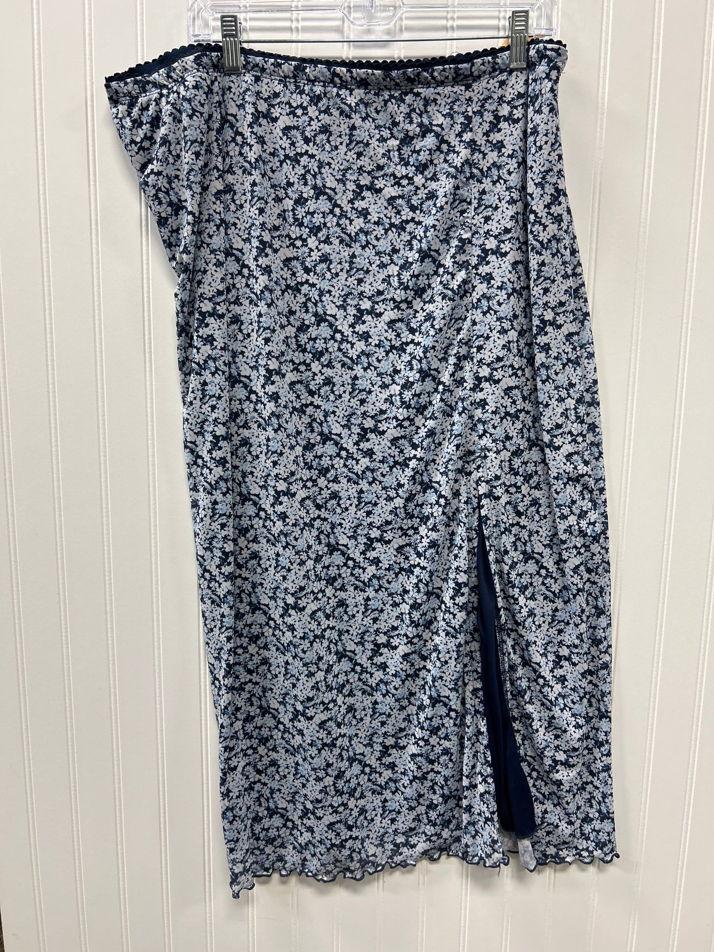 Skirt Maxi By Arula In Blue, Size:2X